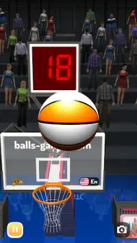 Pertandingan Bola Keranjang 3D - Basketball Screen Shot 3