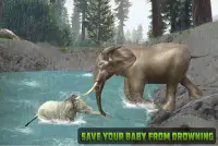 Simulador de la familia del elefante Screen Shot 0