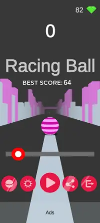 Speed Ball Catch Up - Catch Up The Racing Ball -DM Screen Shot 0