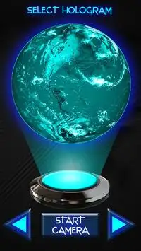 Hologram 3D Earth Joke Screen Shot 1