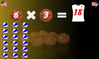 Kids Math Game Basketball Screen Shot 2