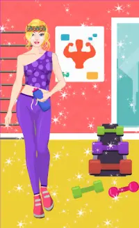 Gym Style - Doll Dress Up Jeux Screen Shot 3