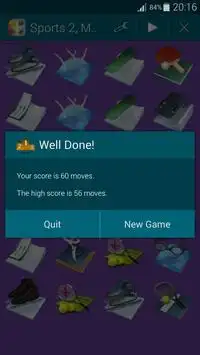 Sports 2, Memory Game (Pairs) Screen Shot 7