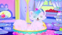 Princess Kitty Makeover Game For Kids Screen Shot 2