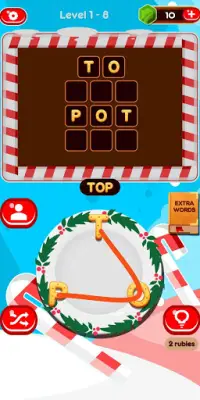 Santa Words - Christmas puzzle and word connect Screen Shot 3