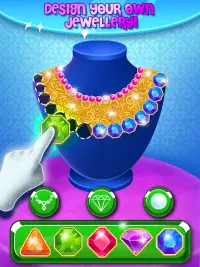 Jewelry Maker game - Design Jewellery for girls Screen Shot 0