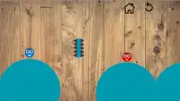 Catch Blue Ball 2D Swipe Game Screen Shot 2