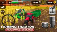 Farming Tractor  Harvest Real Simulator Screen Shot 1