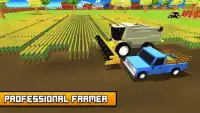 Tractor Farm Simulator Craft harvest Game Screen Shot 6