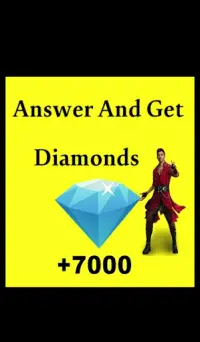 Quiz Free ╤ Fire Get Diamonds 2021 Screen Shot 0