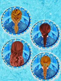 Ice Queen Hairstyles Salon - Girls Makeup Salon Screen Shot 2