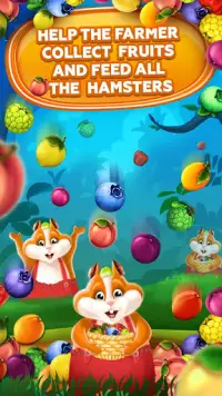 Fruit Hamsters–Farm of Hamsters: Match 3 game Free Screen Shot 7