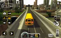 Şehir Okul Otobüsü Sürüş  3D Screen Shot 13