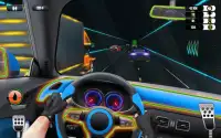 Futuristik Neon Car Traffic Racer Screen Shot 1