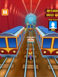 Subway Dash Surf Train Track Run Screen Shot 2