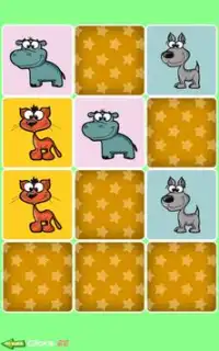Animals memory game for kids Screen Shot 0