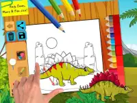 Dinosaurus buku mewarnai untuk anak-anak Screen Shot 7