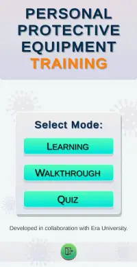PPE Donning and Doffing Skill Training Screen Shot 1