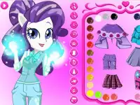 Fashion Pony Girls Dress Up Makeup Game Screen Shot 0