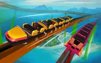 Roller Coaster Racing 3D 2 player Screen Shot 1