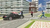 Mengejar mobil polisi kota Real: Cop Simulator Screen Shot 1