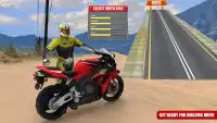 Impossible Moto Bike Stunt Racing Tracks Screen Shot 1