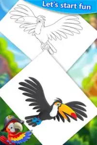 Aves Coloring Book 2018! Jogo de pintura grátis Screen Shot 18