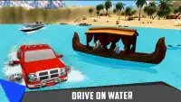 Water Surfer Car Drive Simulator Screen Shot 0
