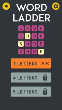 Word Ladder - free word game Screen Shot 0