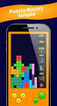 Puzzle Blocks Simple Brick game Screen Shot 0