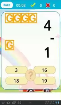 ABC Fácil Math Game Screen Shot 0