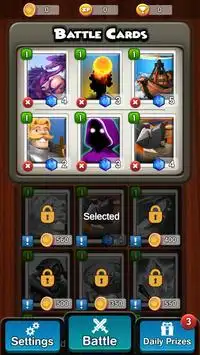 Clash of Cards TD Screen Shot 2