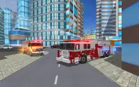 Fire City Truck Rescue Driving Simulator Screen Shot 3