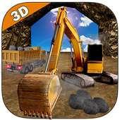 Mine Excavator Crane 3D