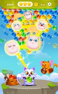 Bubble Shooter: Cat Pop Game Screen Shot 4