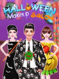 Halloween Makeup Salon Games For Girls Screen Shot 0