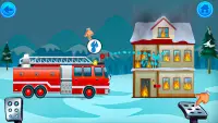 Little Fire Station Truck Game Screen Shot 22