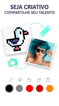 PixelBook: Pixel art e pinte por números Screen Shot 5