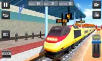 Train Driving Simulator 2019 - Railway Crossing 3D Screen Shot 0