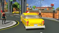 سائق سيارة أجرة سيارة 3D Screen Shot 2
