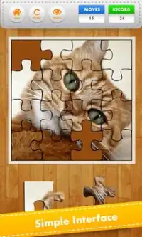 Jigsaw Gambar Kucing Screen Shot 2