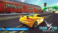 Train vs Car Racing 3D Screen Shot 0