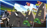 Шоссе Stunt Bike Racing 3D Screen Shot 2