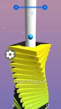 Stack ball fall 3D Tower Break Screen Shot 1