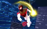 Spider Hero Rope Fight Ninja Gangster Crime Stad Screen Shot 2