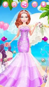 Hochzeit Ankleiden Spiel, Mode Spiele für Mädchen Screen Shot 2