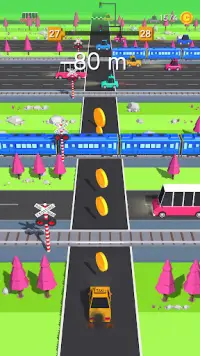 Traffic Car Run 2D : Car games Screen Shot 5