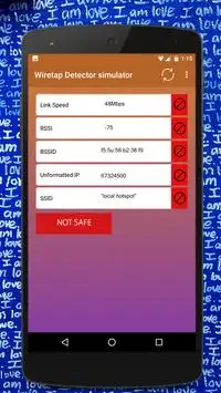 Wiretap Detection Pro  : anti Phone tap simulated Screen Shot 4