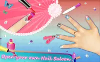 Manicure nail art salon - permainan anak perempuan Screen Shot 0