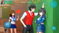 School Love Life: Anime Games Screen Shot 21
